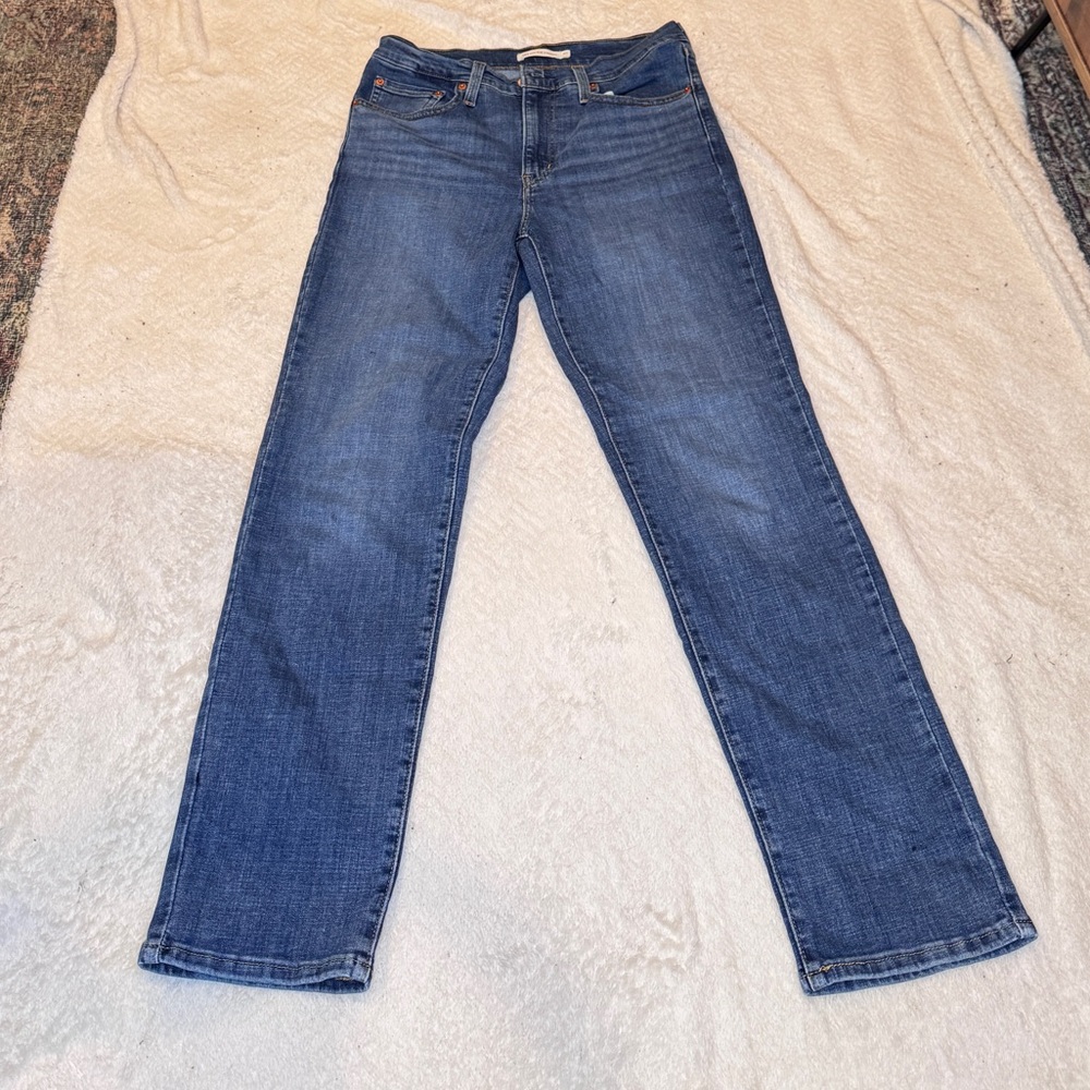 Levi's Classic Blue Straight Leg Jeans Timeless Design